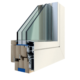 Ventana mixta serie 120 plus